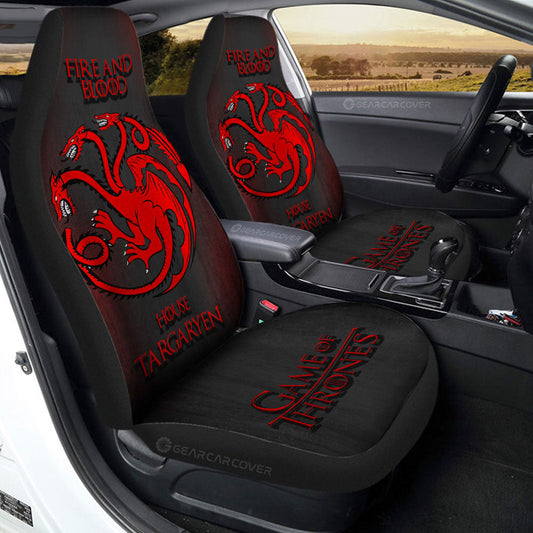 House Targaryen Car Seat Covers Custom Game Of Throne - Gearcarcover - 1