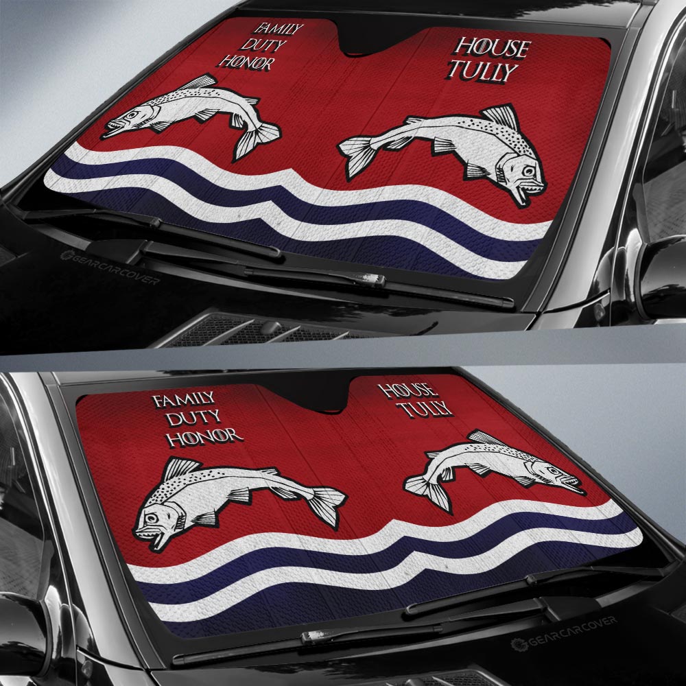 House Tully Car Sunshade Custom Game Of Throne House - Gearcarcover - 2