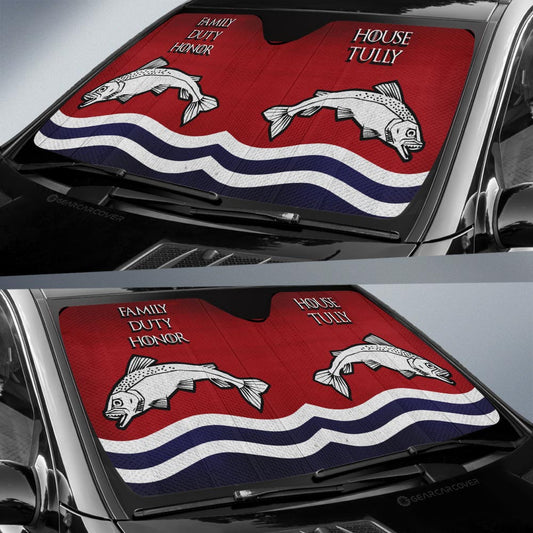 House Tully Car Sunshade Custom Game Of Throne House - Gearcarcover - 2