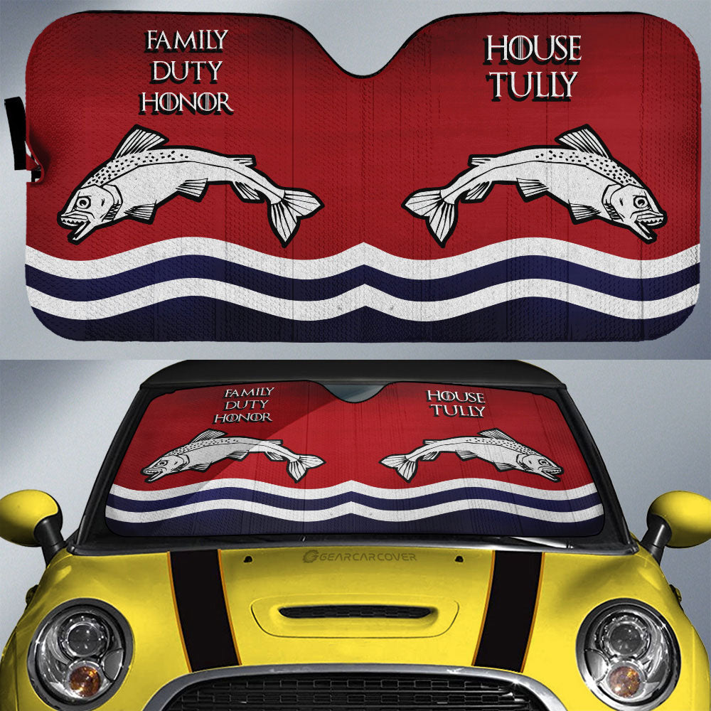 House Tully Car Sunshade Custom Game Of Throne House - Gearcarcover - 1
