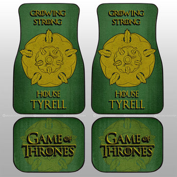 House Tyrell Car Floor Mats Custom Game Of Throne - Gearcarcover - 1