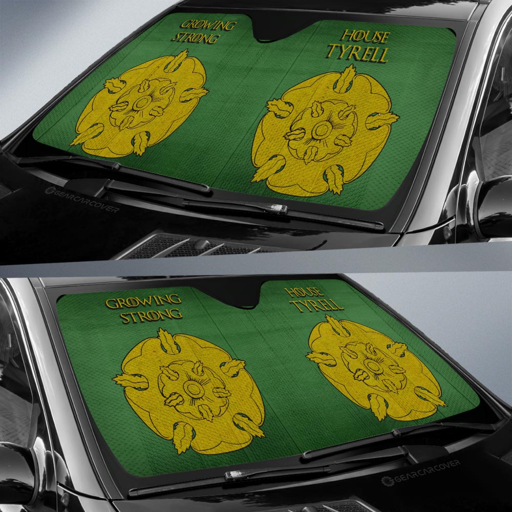 House Tyrell Car Sunshade Custom Game Of Throne House - Gearcarcover - 2
