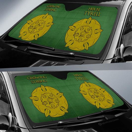 House Tyrell Car Sunshade Custom Game Of Throne House - Gearcarcover - 2