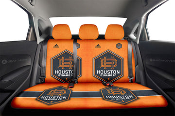 Houston Dynamo FC Car Back Seat Covers Custom Car Accessories For Fans - Gearcarcover - 1