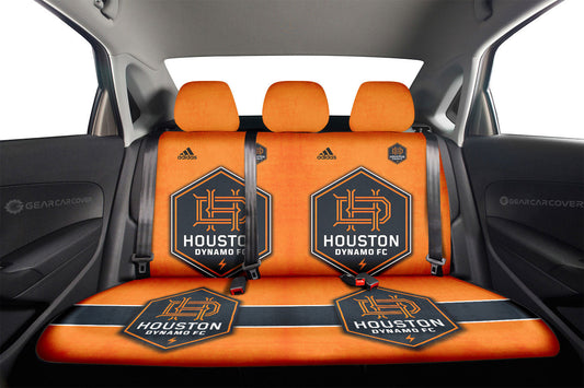 Houston Dynamo FC Car Back Seat Covers Custom Car Accessories For Fans - Gearcarcover - 1