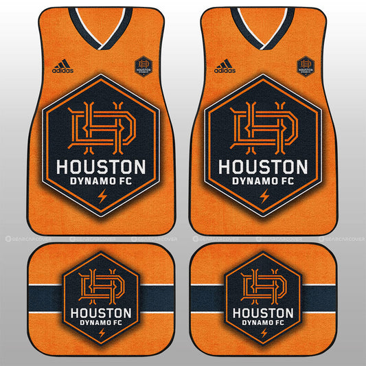 Houston Dynamo FC Car Floor Mats Custom Car Accessories For Fans - Gearcarcover - 1