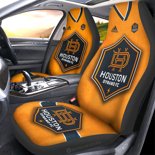 Houston Dynamo FC Car Seat Covers Custom Car Accessories For Fans - Gearcarcover - 2