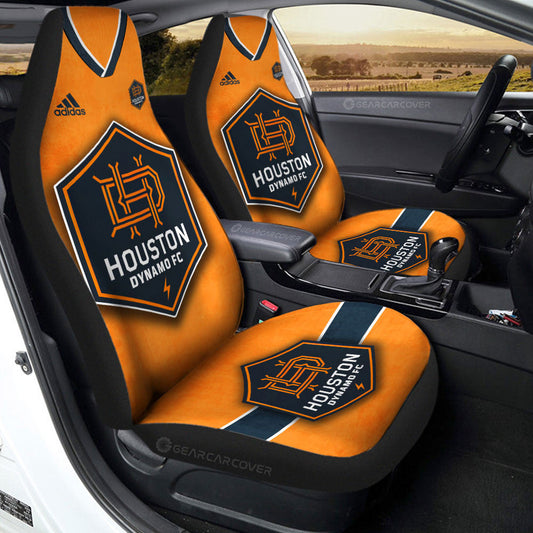 Houston Dynamo FC Car Seat Covers Custom Car Accessories For Fans - Gearcarcover - 1