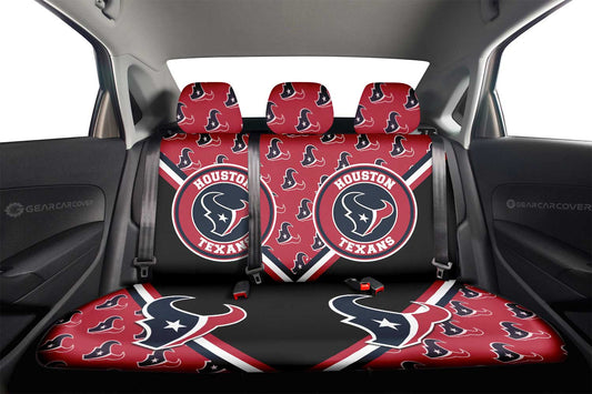 Houston Texans Car Back Seat Cover Custom Car Accessories For Fans - Gearcarcover - 2