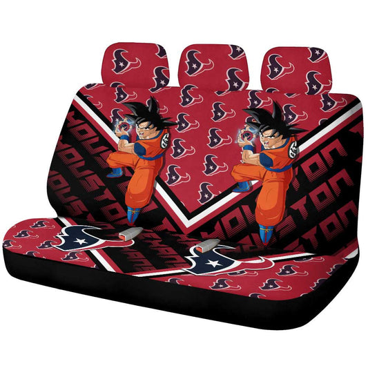 Houston Texans Car Back Seat Cover Custom Car Decorations For Fans - Gearcarcover - 1