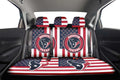 Houston Texans Car Back Seat Cover Custom US Flag Style - Gearcarcover - 2