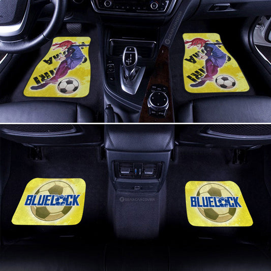 Hyoma Chigiri Car Floor Mats Custom Blue Lock Anime - Gearcarcover - 2