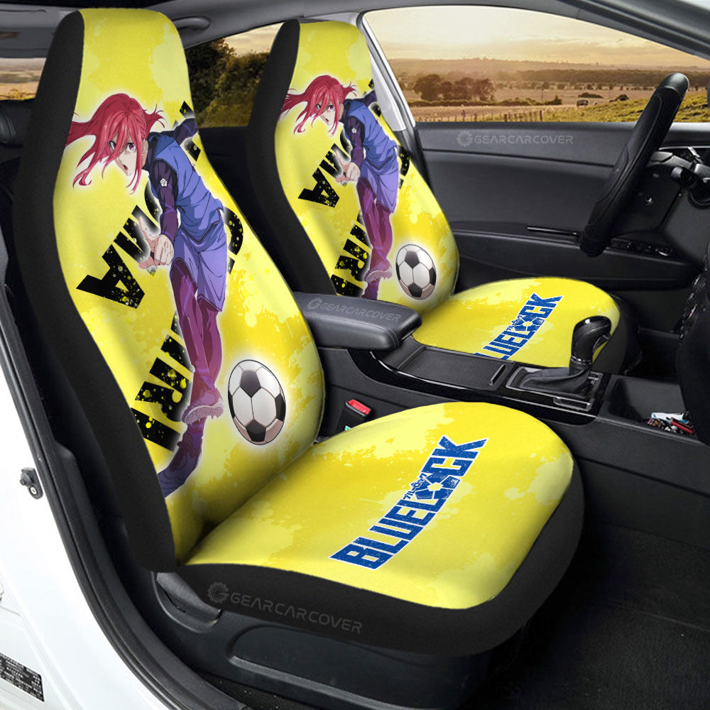 Hyoma Chigiri Car Seat Covers Custom Blue Lock Anime - Gearcarcover - 2