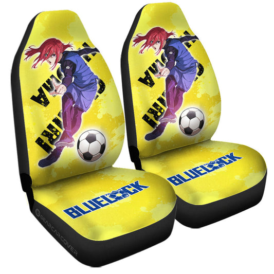 Hyoma Chigiri Car Seat Covers Custom Blue Lock Anime - Gearcarcover - 1