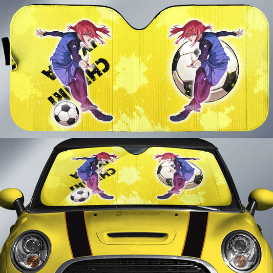 Hyoma Chigiri Car Sunshade Custom Blue Lock Anime - Gearcarcover - 1