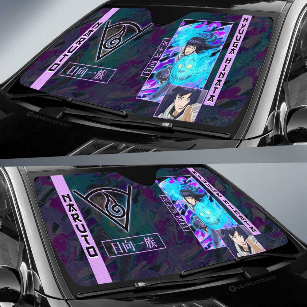 Hyuuga Hinata Car Sunshade Custom Anime Car Accessories - Gearcarcover - 2