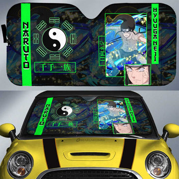 Hyuuga Neji Car Sunshade Custom Anime Car Accessories - Gearcarcover - 1