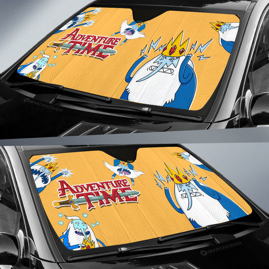 Ice King Adventure Time Car Sunshade Custom Cartoon Car Accessories - Gearcarcover - 2