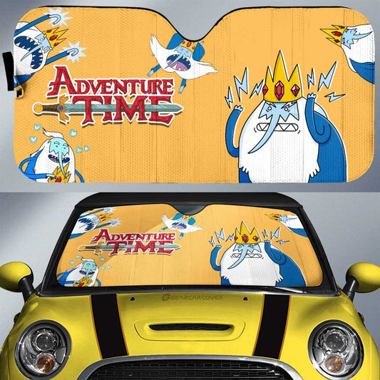 Ice King Adventure Time Car Sunshade Custom Cartoon Car Accessories - Gearcarcover - 1