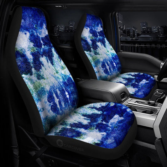 Ice Tie Dye Car Seat Covers Custom Hippie Car Accessories - Gearcarcover - 1