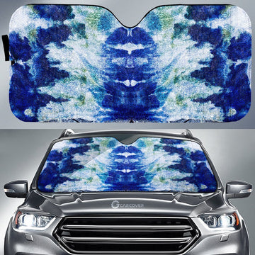 Ice Tie Dye Car Sunshade Custom Printed Hippie Car Accessories - Gearcarcover - 1