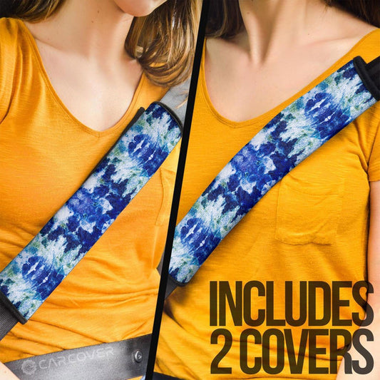 Ice Tie Dye Seat Belt Covers Custom Hippie Car Cardecorations Gifts - Gearcarcover - 2