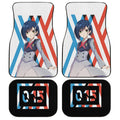 Ichigo Code 015 Car Floor Mats Custom Darling In The Franxx Anime Car Accessories - Gearcarcover - 1
