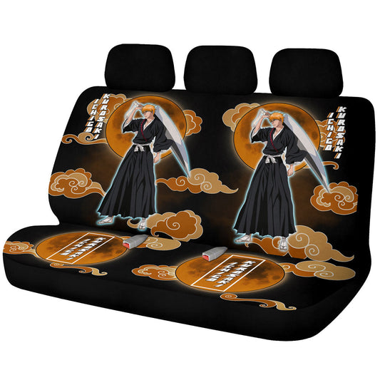 Ichigo Kurosaki Car Back Seat Covers Custom Bleach Anime Car Accessories - Gearcarcover - 1