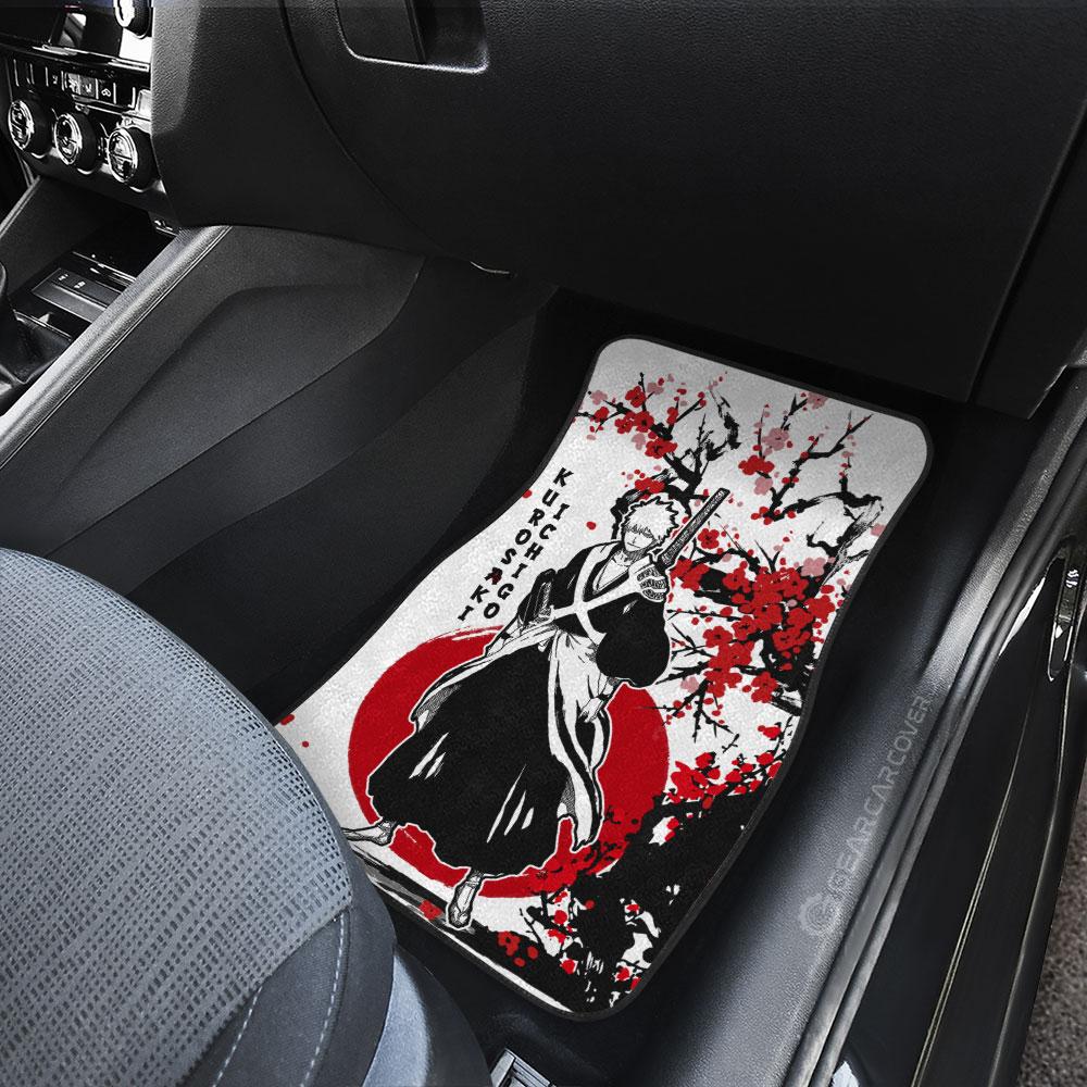Ichigo Kurosaki Car Floor Mats Custom Japan Style Anime Bleach Car Interior Accessories - Gearcarcover - 4