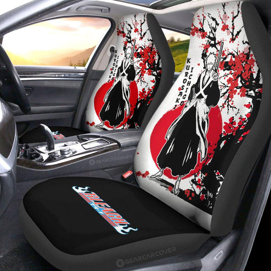 Ichigo Kurosaki Car Seat Covers Custom Japan Style Anime Bleach Car Interior Accessories - Gearcarcover - 2