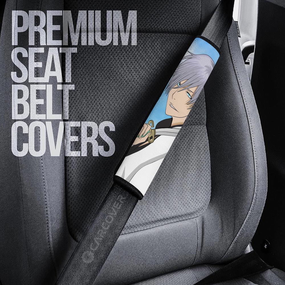 Ichimaru Gin Seat Belt Covers Custom Bleach Anime Car Accessories - Gearcarcover - 2