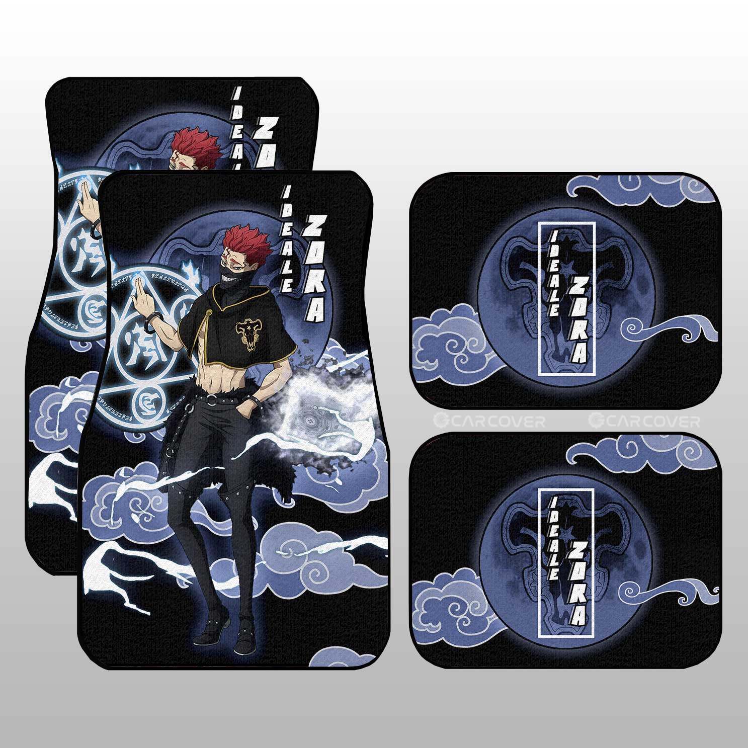 Ideale Zora Car Floor Mats Custom Anime Black Clover Car Accessories - Gearcarcover - 1
