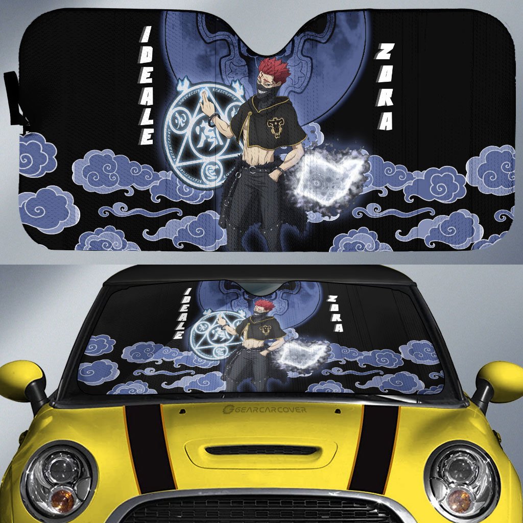 Ideale Zora Car Sunshade Custom Black Clover Anime Car Accessories - Gearcarcover - 1
