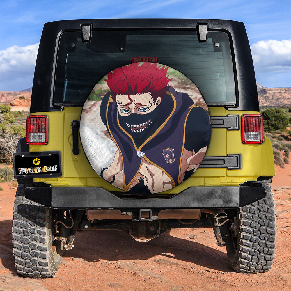 Ideale Zora Spare Tire Covers Custom Black Clover Anime Car Accessories - Gearcarcover - 3