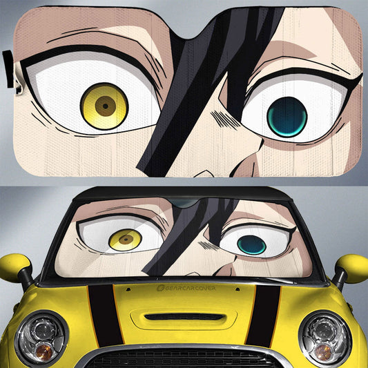 Iguro Obanai Car Sunshade Custom Demon Slayer Anime Car Accessories For Fans - Gearcarcover - 1