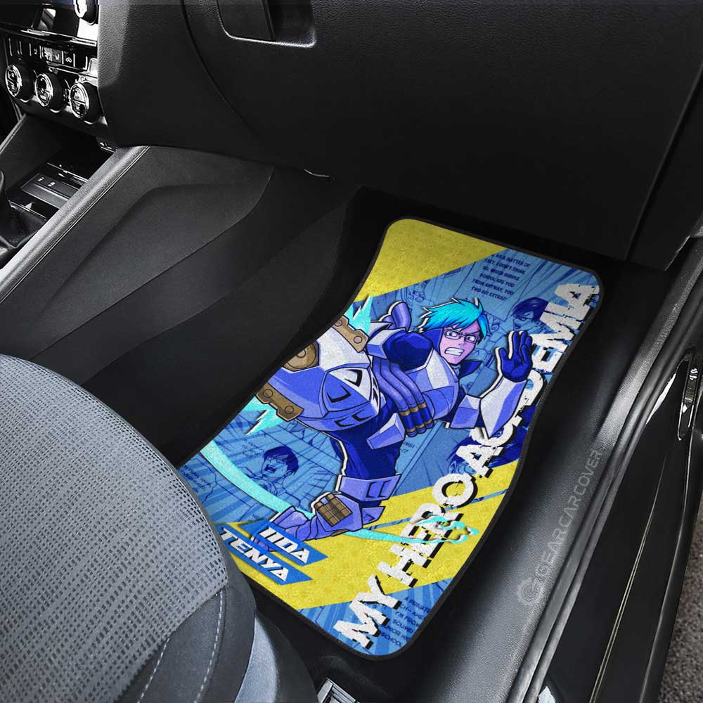 Iida Tenya Car Floor Mats Custom My Hero Academia Car Interior Accessories - Gearcarcover - 3