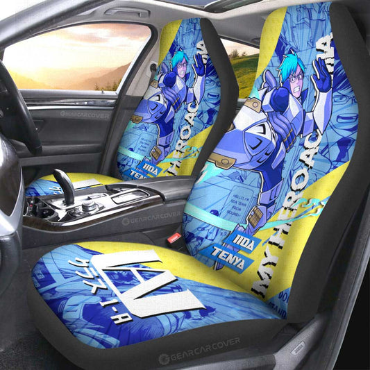 Iida Tenya Car Seat Covers Custom My Hero Academia Car Interior Accessories - Gearcarcover - 1