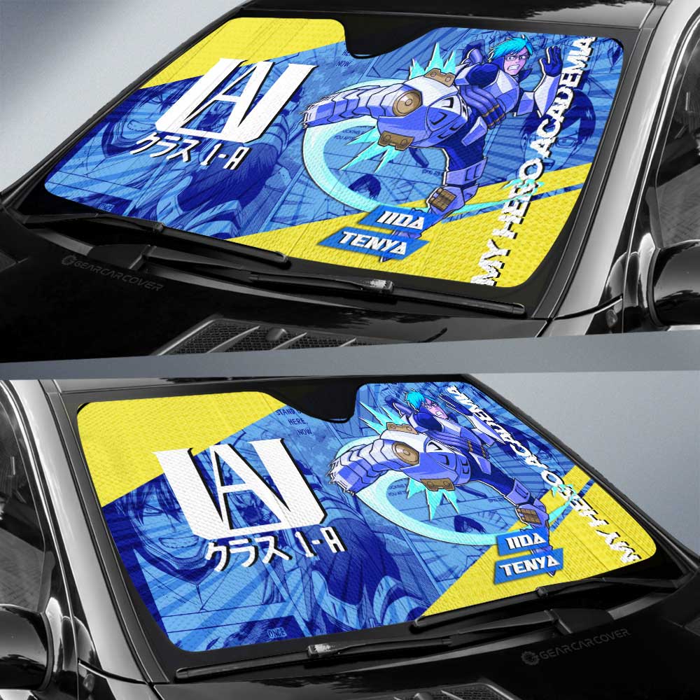 Iida Tenya Car Sunshade Custom My Hero Academia Car Interior Accessories - Gearcarcover - 2