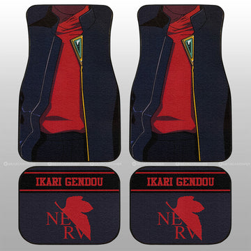 Ikari Gendou Car Floor Mats Custom NGE Car Interior Accessories - Gearcarcover - 1