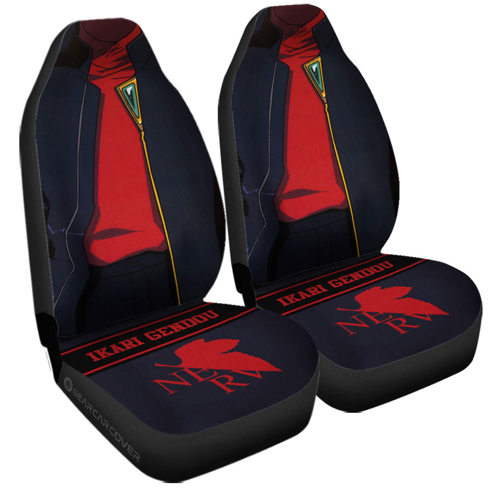 Ikari Gendou Car Seat Covers Custom NGE Car Interior Accessories - Gearcarcover - 3