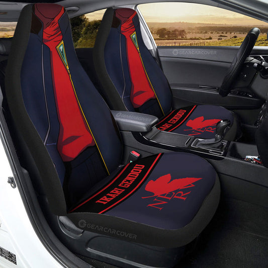 Ikari Gendou Car Seat Covers Custom NGE Car Interior Accessories - Gearcarcover - 2