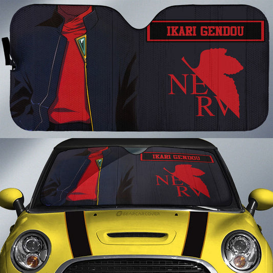 Ikari Gendou Car Sunshade Custom NGE Car Interior Accessories - Gearcarcover - 1
