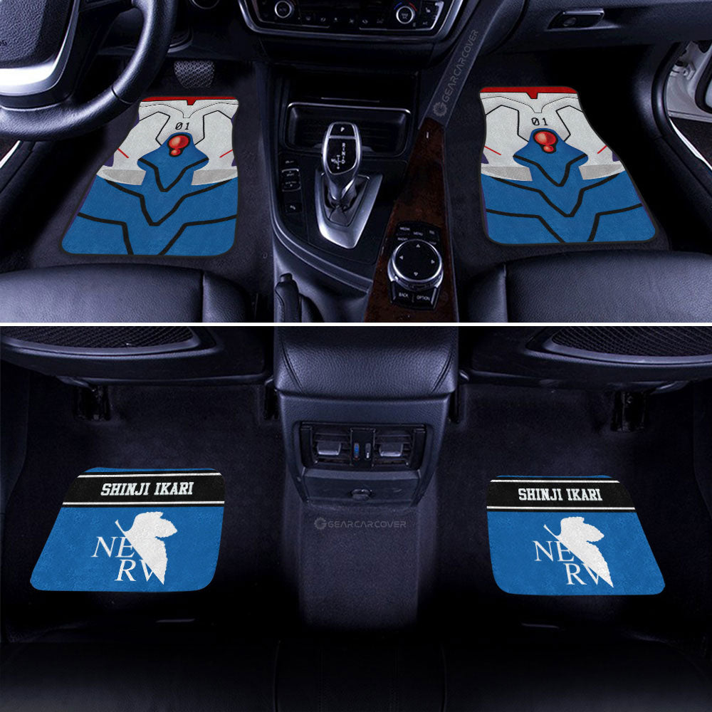 Ikari Shinji Car Floor Mats Custom NGE Car Interior Accessories - Gearcarcover - 2