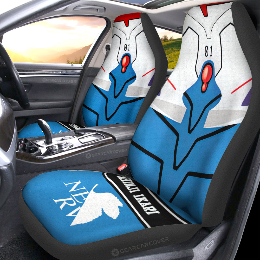 Ikari Shinji Car Seat Covers Custom NGE Car Interior Accessories - Gearcarcover - 1