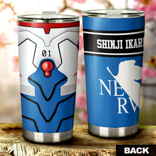 Ikari Shinji Tumbler Cup Custom NGE Car Interior Accessories - Gearcarcover - 2