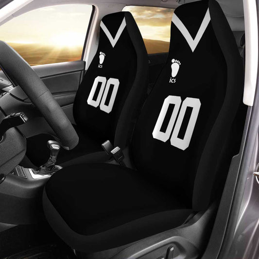 Inarizaki High Car Seat Covers Personalized Haikyuu Anime Car Accessories - Gearcarcover - 1