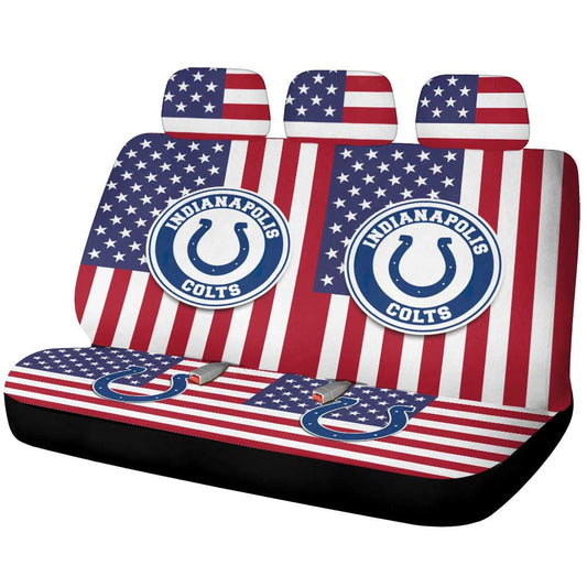 Indianapolis Colts Car Back Seat Cover Custom Car Accessories - Gearcarcover - 1