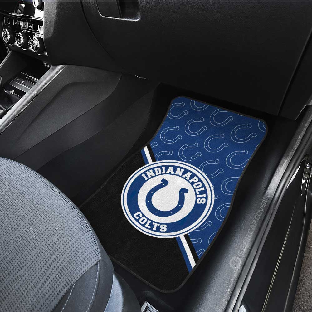 Indianapolis Colts Car Floor Mats Custom Car Accessories For Fans - Gearcarcover - 3