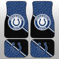 Indianapolis Colts Car Floor Mats Custom Car Accessories For Fans - Gearcarcover - 1