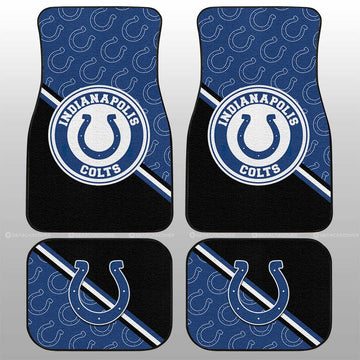 Indianapolis Colts Car Floor Mats Custom Car Accessories For Fans - Gearcarcover - 1